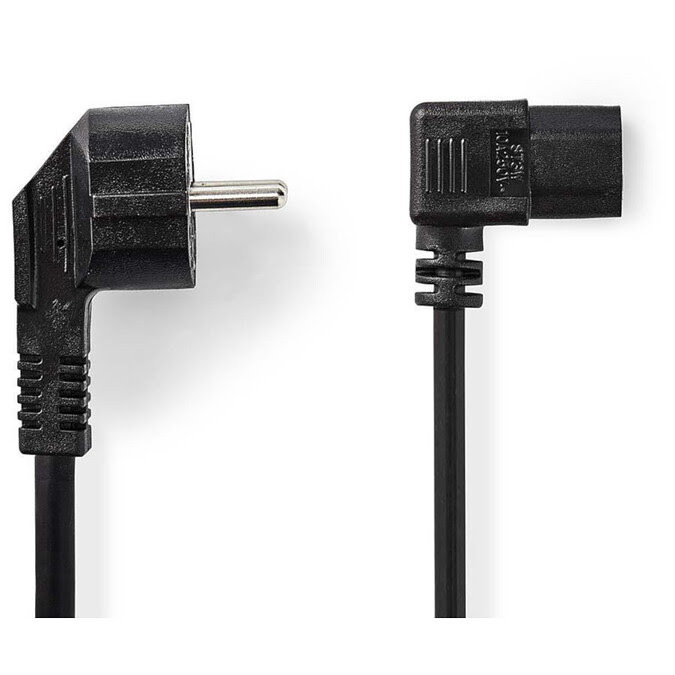 Connectique PC Nedis Câble d'alimentation - IEC C13 - Noir - 2m