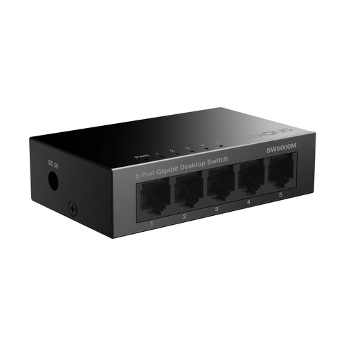 Switch Strong 5 ports 10/100/1000 Metal - SW5000M - Cybertek.fr - 0