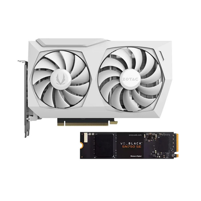 RTX 3070 Twin Edge OC White + SSD 500Go SN750 - Cybertek.fr - 0