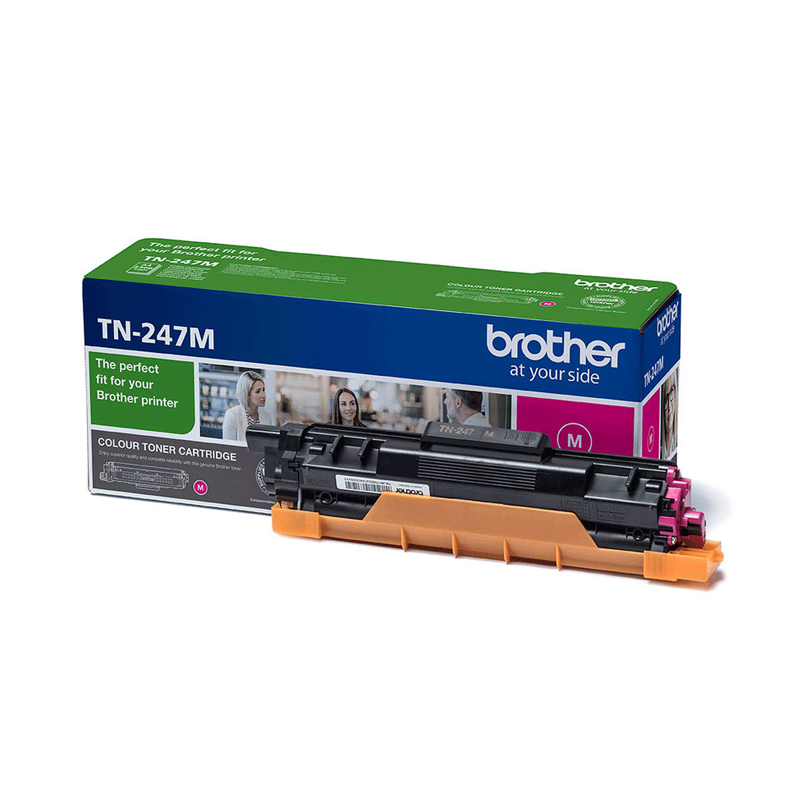 Toner laser Magenta 2300 Pages - TN247M pour imprimante  Brother - 0