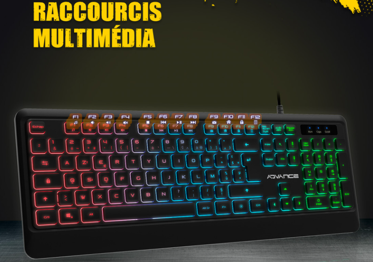 Advance GTA 220 RGB - Clavier PC Advance - Cybertek.fr - 2