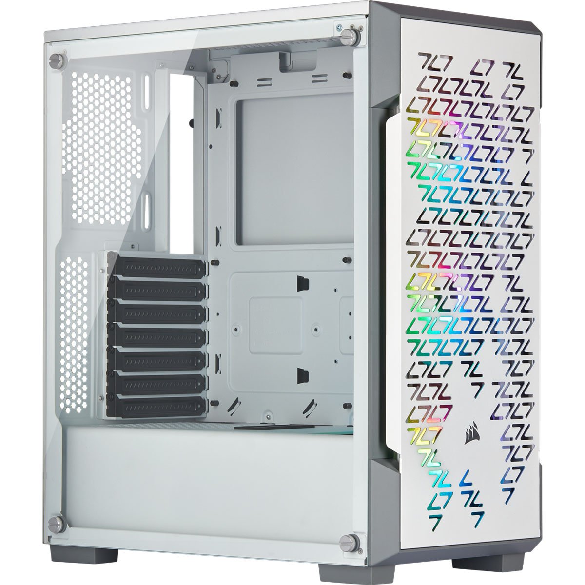 CORSAIR iCUE 2000D Airflow Blanc Boitier PC Mini tour - Mini ITX