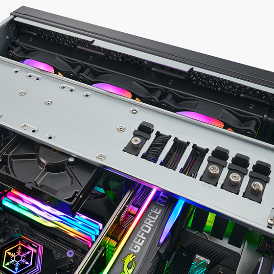 Silverstone RM44 Noir - Boîtier PC Silverstone - Cybertek.fr - 11