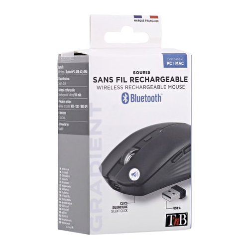 T'nB GRADIENT Noir - Souris PC T'nB - Cybertek.fr - 4