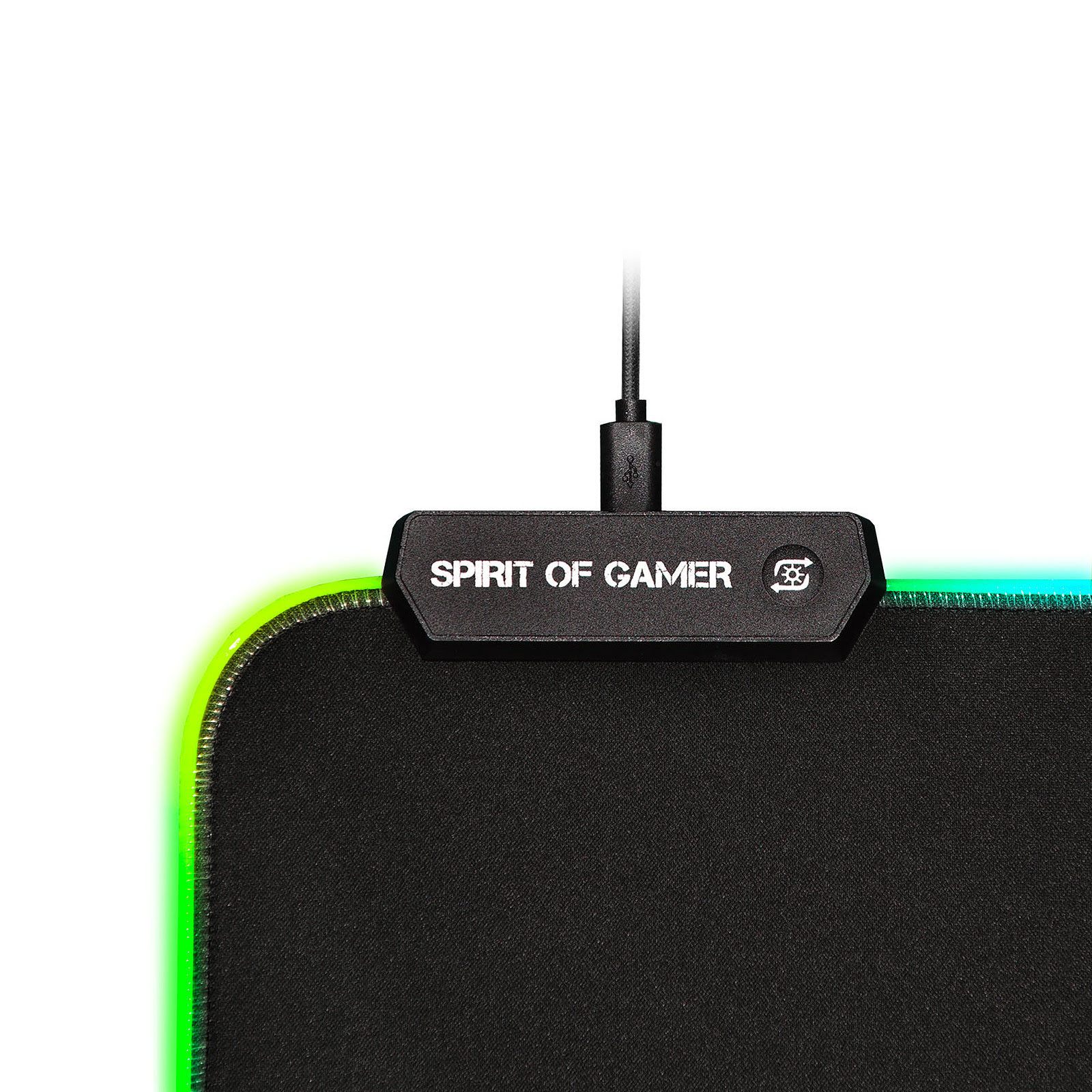 Spirit Of Gamer Skull RGB Gaming mouse pad - Taille XXL - Tapis de souris