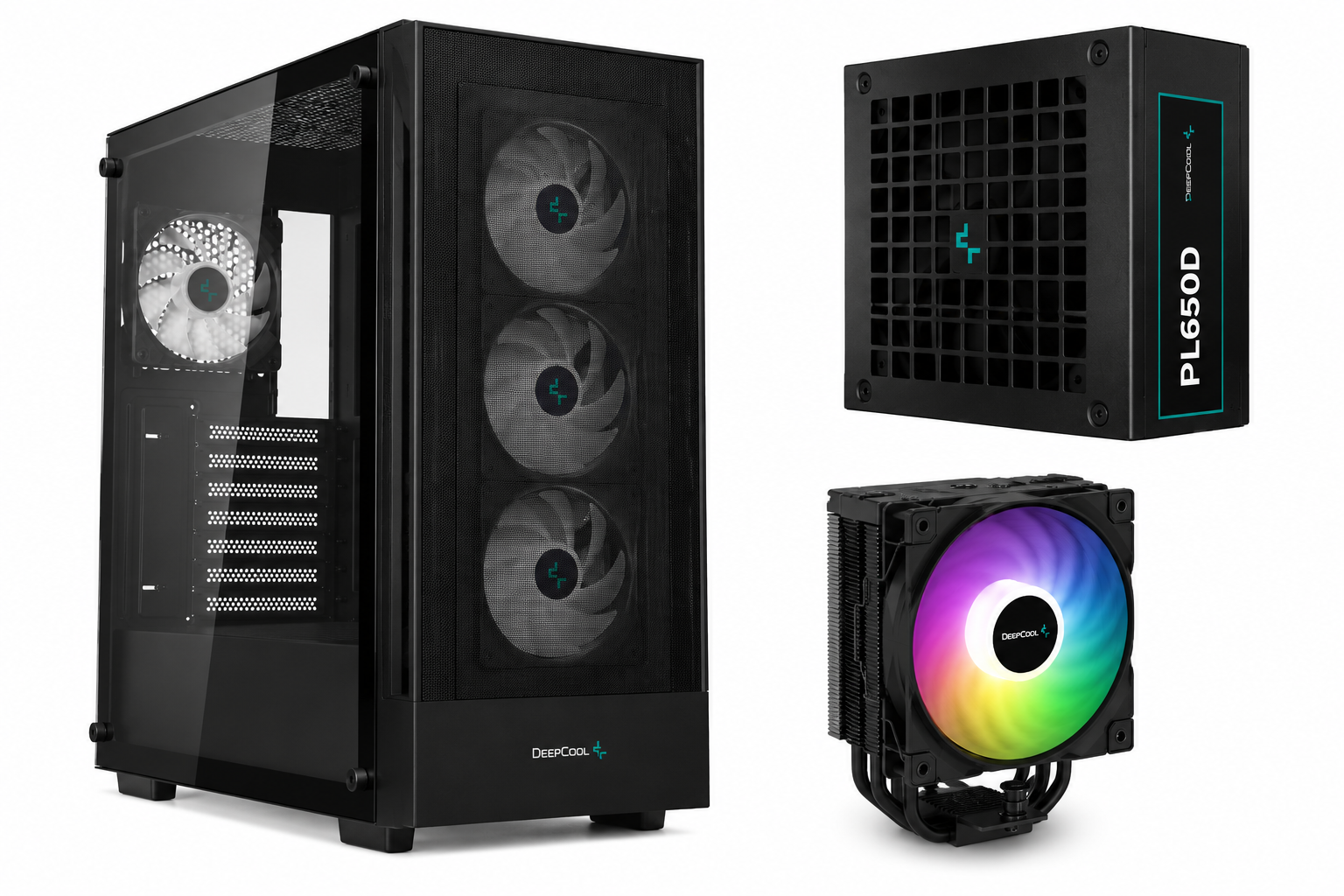 CG530 4F + PL650D + AG400 BK ARGB Full Noir - Cybertek.fr - 0