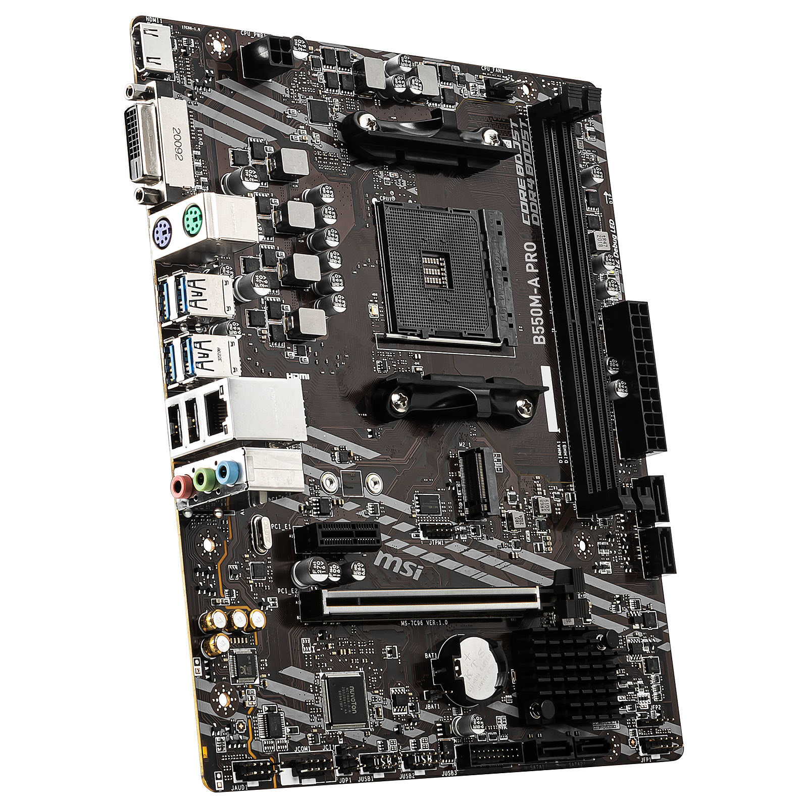 MSI B550M-A PRO Micro-ATX  - Carte mère MSI - Cybertek.fr - 2