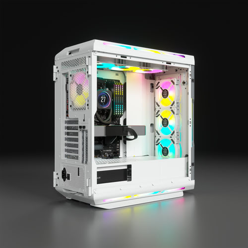 Corsair iCUE 5000X RGB Tempered Glass (Blanc) - Boîtier PC - Garantie 3 ans  LDLC