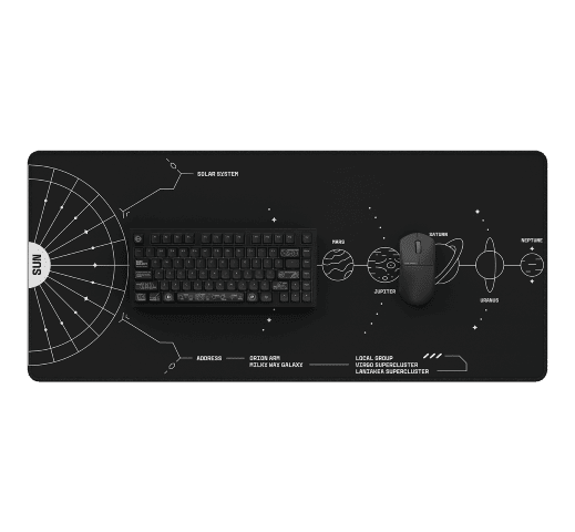 Dark Project Terra Nova XL - Noir - Tapis de souris Dark Project - 1