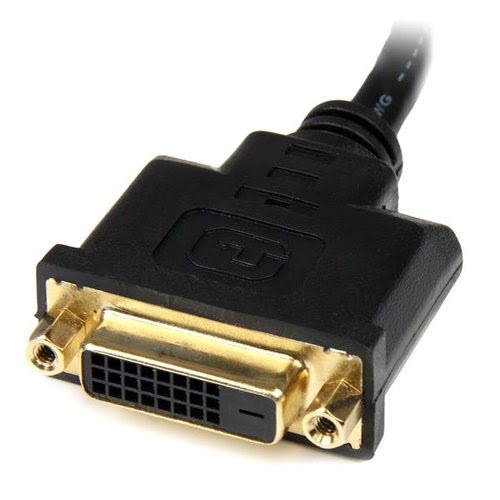 Adaptateur HDMI1.4/DVI-D mâle/femelle - 20cm-Noir - 2