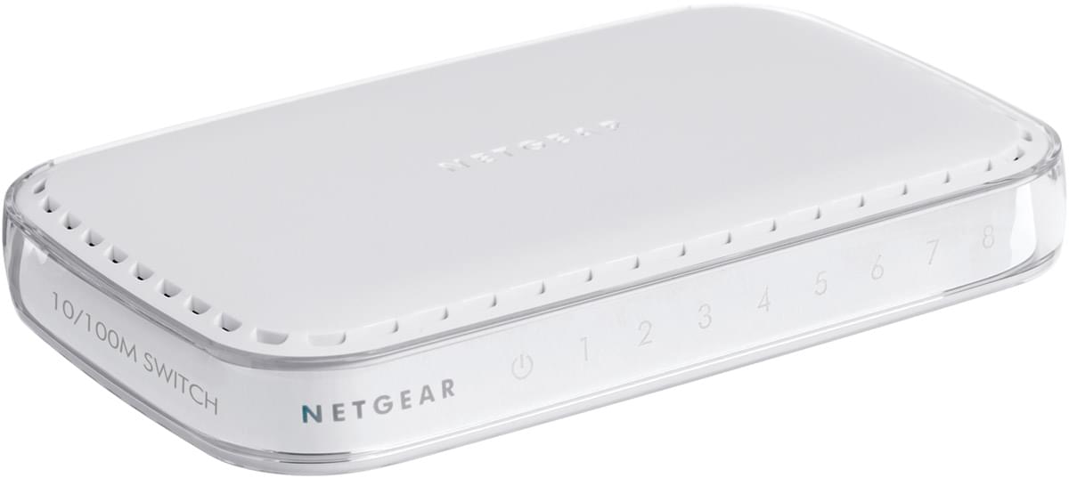 Switch Netgear 8 Ports 10/100Mbps FS608 - Cybertek.fr - 0