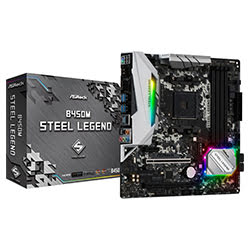 ASRock B450M Steel Legend Specs - B450/DDR4/mATX