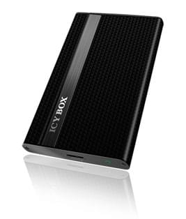 Icy Box USB3.0 pour DD 2.5" SATA (alu/similicuir) - IB-284 - Boîtier externe - 0