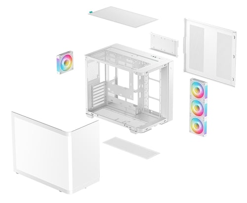 Deepcool CG530U 4F Blanc Blanc - Boîtier PC Deepcool - Cybertek.fr - 7