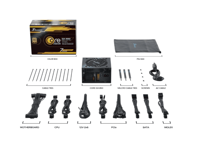 Seasonic 80+ Gold (850W) - Alimentation Seasonic - Cybertek.fr - 1