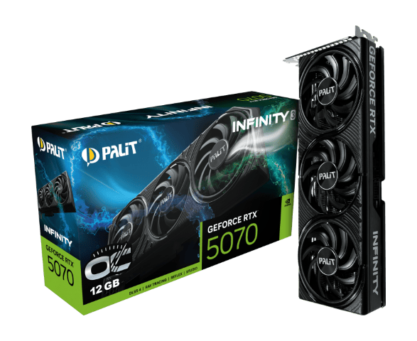Palit GeForce RTX 5070 12Go Infinity 3 OC - Carte graphique Palit - 0