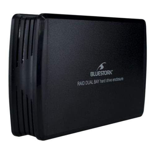 Boîtier externe Bluestork USB2.0 pour 2xDD 2.5" SATA - Dual Bay Raid