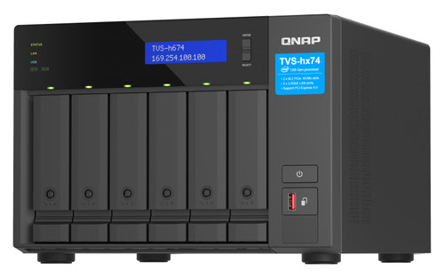 Qnap TVS-H674-I5-32G - 6 HDD/i5-12400/32Go - Serveur NAS Qnap - 8