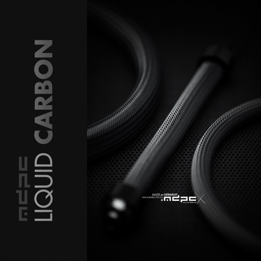 MDPC-X Liquid-Carbon Cable Sleeve BIG (SL-B-TXBK) - Achat / Vente Modding sur Cybertek.fr - 0