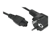 Cordon d'alimentation tripolaire CEE7 / C5 - 1,8m - Connectique PC - 1