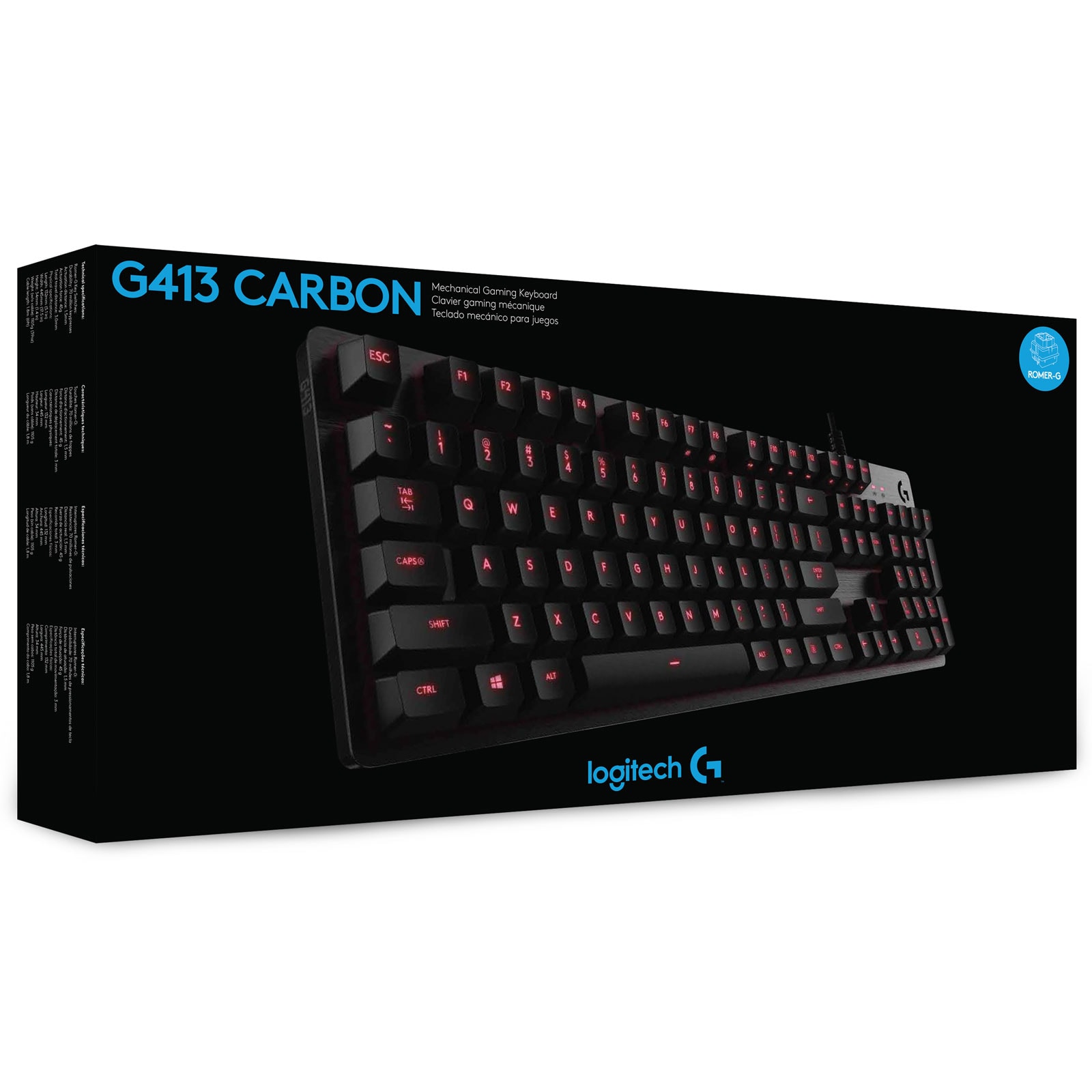 Logitech G413 - Clavier PC Logitech - Cybertek.fr - 1