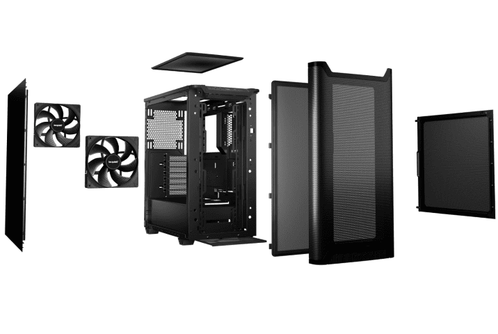 be quiet! PURE BASE 501 Airflow Black Noir - Boîtier PC be quiet! - 4
