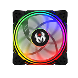 120mm 3pin LED Rainbow Ventilateur pour Boîtier PC Ultra