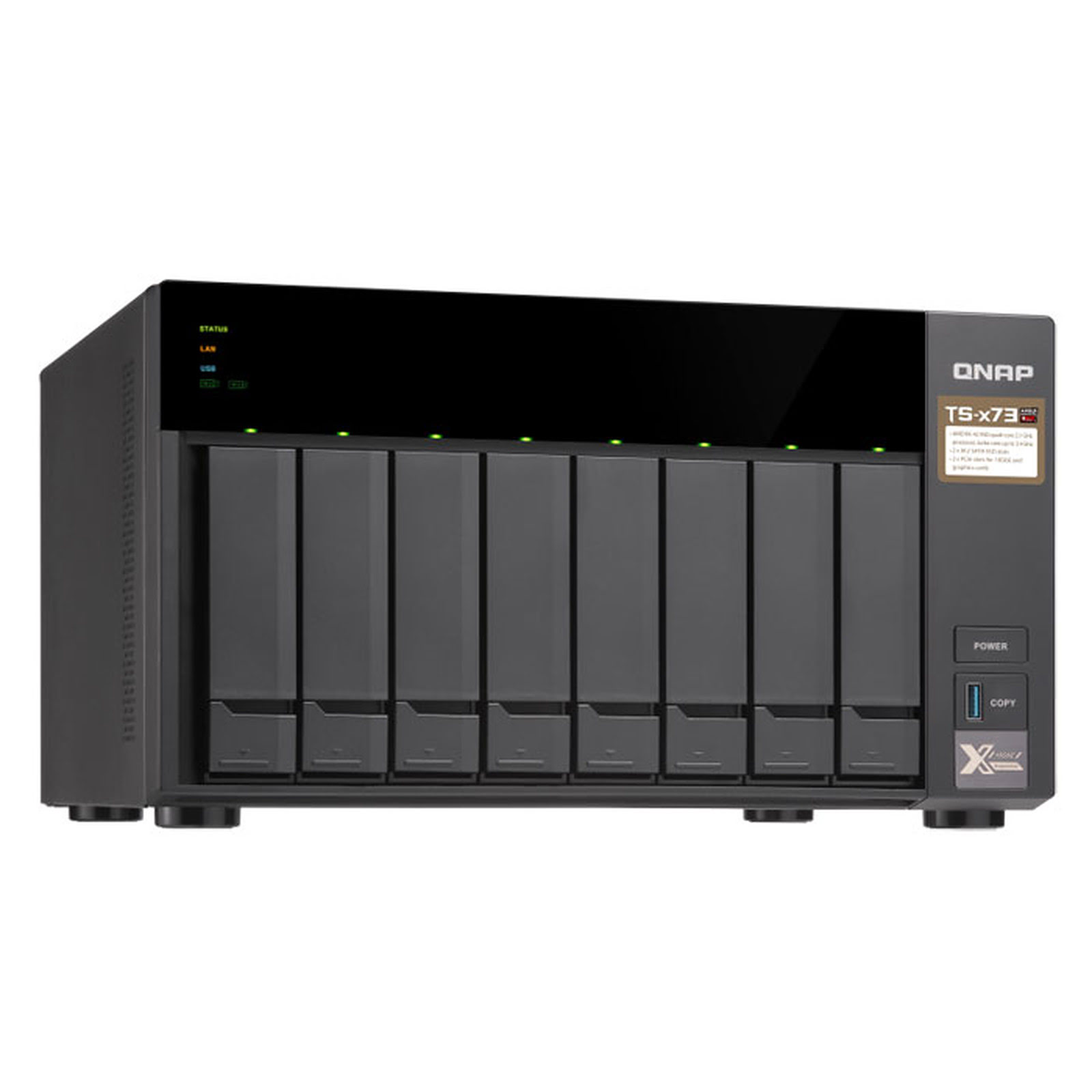 Qnap TS-873-8G - 8 HDD - Serveur NAS Qnap - Cybertek.fr - 4