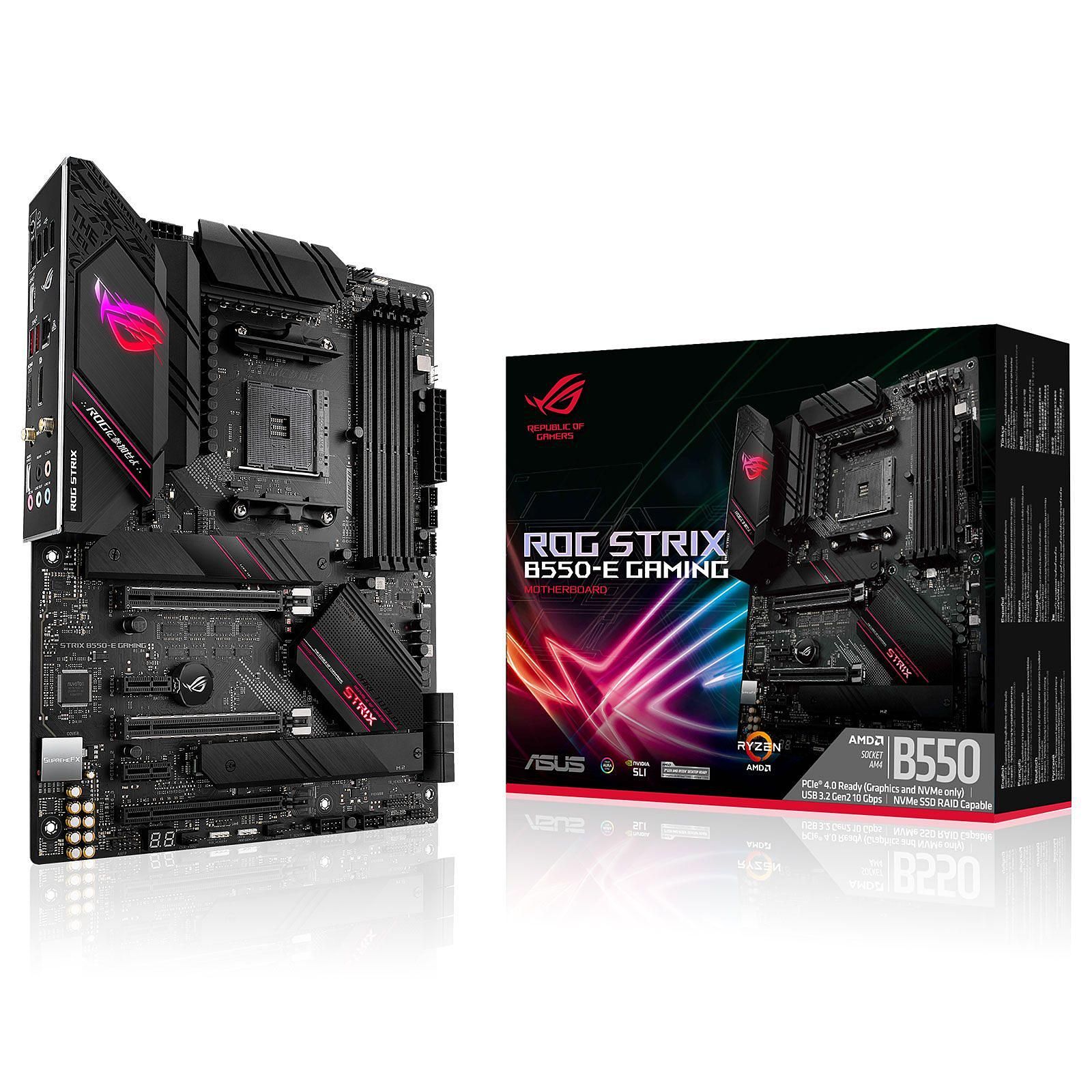 Asus ROG STRIX B550-E GAMING ATX  - Carte mère Asus - Cybertek.fr - 0