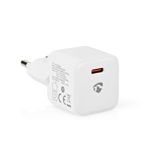 Chargeur mural USB-C/20W/Charge Rapide  - Connectique PC - 3
