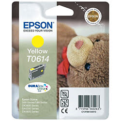 Consommable imprimante Epson  Cartouche d'encre T0614 Yellow D88 Cybertek