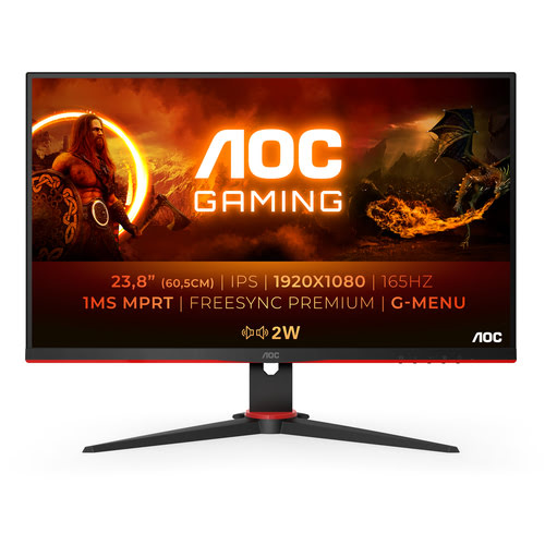 image produit AOC G2 24G2SPAE/BK - 23.8" FHD 165Hz IPS Cybertek