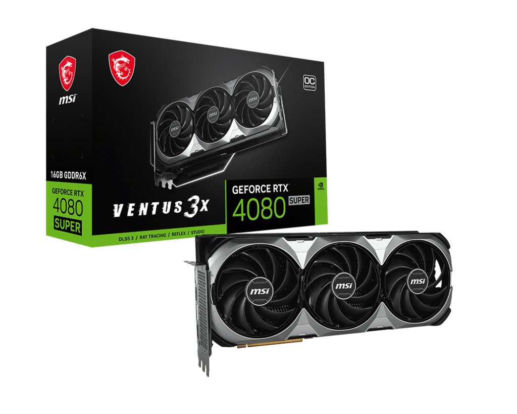 MSI GeForce RTX 4080 SUPER 16G VENTUS 3X OC OEM - Carte graphique - 0