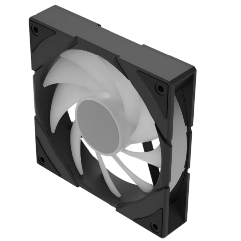 Deepcool R-EDF120-BKAPP86-G-1 + CG580 FAN HUB Noir - Ventilateur boîtier - 2