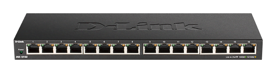 Switch D-Link 16 Ports 10/100/1000Mbps DGS-1016S - Cybertek.fr - 2