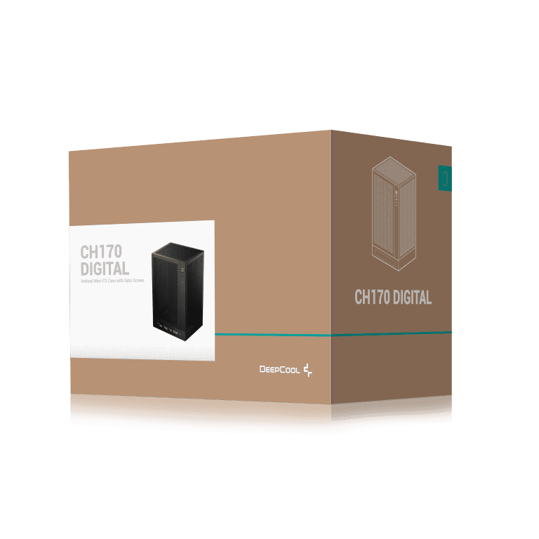 Deepcool CH170 Digital Noir Noir - Boîtier PC Deepcool - 12