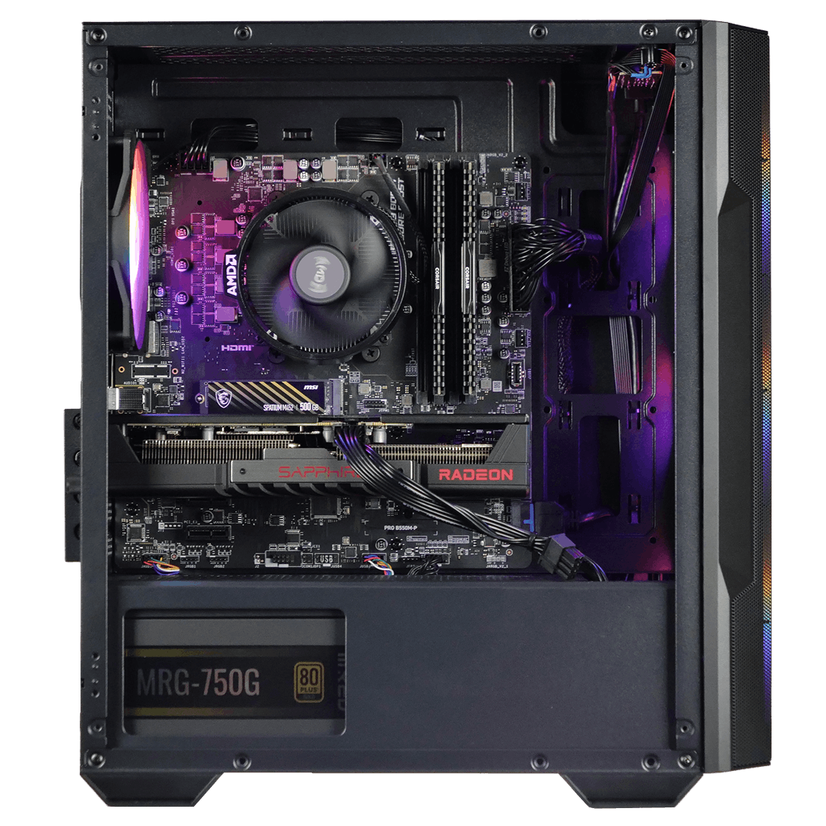 Cybertek DASH - R5-5500/RX9060XT-16Go/32Go/500Go (PCG-10603168) - Achat / Vente PC Fixe sur Cybertek.fr - 1