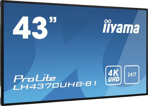 Iiyama LH4370UHB-B1 (LH4370UHB-B1) - Achat / Vente Affichage dynamique sur Cybertek.fr - 2