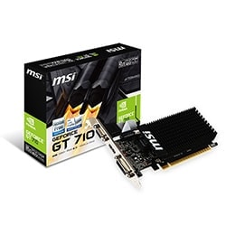 image produit MSI GeForce GT 710 2GD3H LP Cybertek