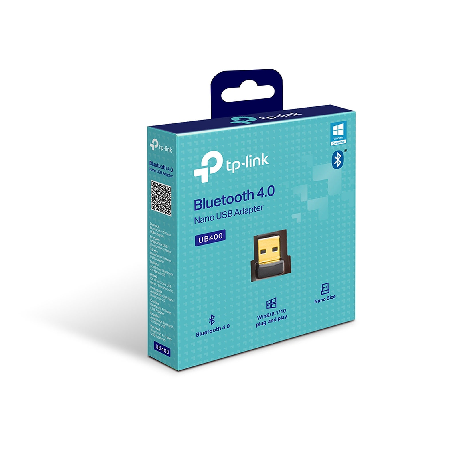 Adaptateur USB Bluetooth 4.0 Nano UB400 - Connectique PC