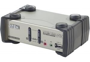 2UC-1 Ec&Cl&So USB/PS2 + audio - CS1732 - Commutateur Aten - 0
