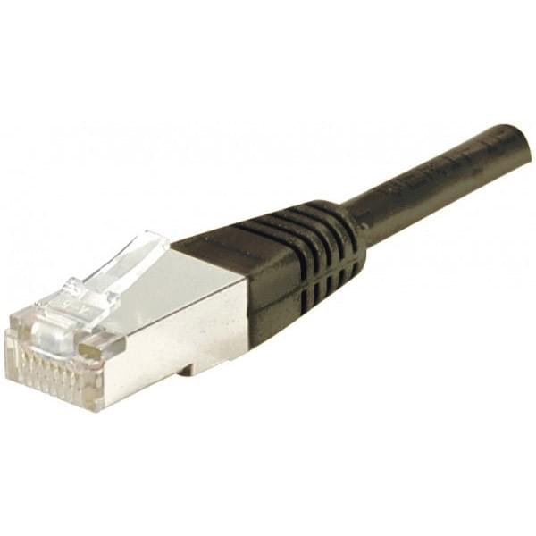 Câble Cat6 5m Noir - Connectique réseau - Cybertek.fr - 0