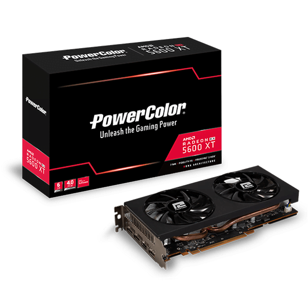 Powercolor Rv6p PowerColor RX5600XT 6GB GDDR6-14 - Carte graphique PowerColor