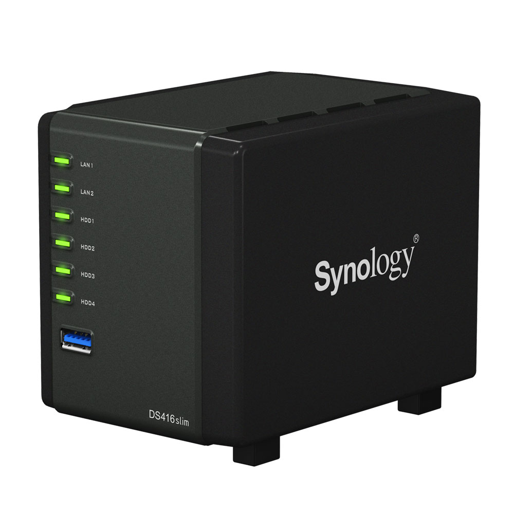 Synology DS416Slim - 4 HDD - Serveur NAS Synology - Cybertek.fr - 0