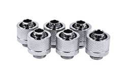 Watercooling Alphacool Eiszapfen Fitting  16/10mm - G1/4 - Pack de 6 - Chrome Cybertek