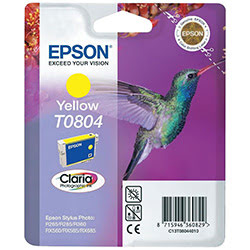 image produit Epson  Cartouche Claria T0804 Jaune Cybertek