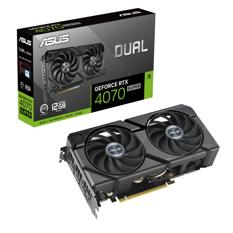 Asus DUAL-RTX4070S-12G-EVO  - Carte graphique Asus - Cybertek.fr - 0