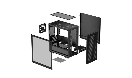 Deepcool CH370 Noir Noir - Boîtier PC Deepcool - Cybertek.fr - 10