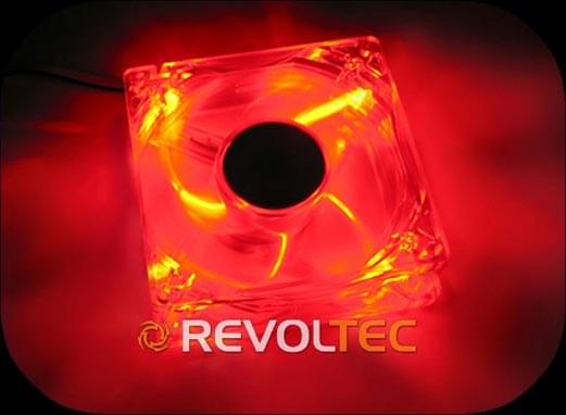 Revoltec Ventilateur boîtier 12cm Dark Red RL027 - Accessoire boîtier - 0