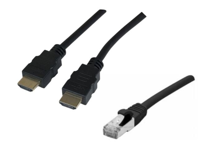 Câble HDMI 1.4 Highspeed + Ethernet mâle/mâle - 5m - 0